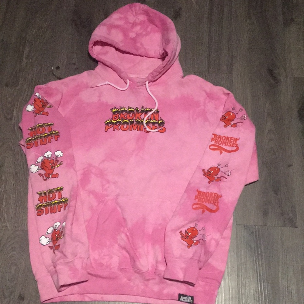 Broken Promises X Hot Stuff Hoodie Sz M
